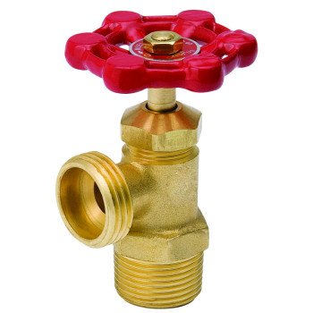 B & K ProLine Series 102-003 Boiler Drain Valve, 1/2 in Connection, MPT x Hose, 125 psi Pressure, Brass Body