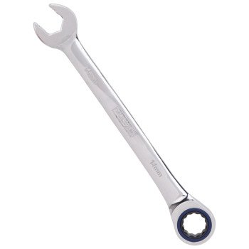 Vulcan PG14MM Combination Wrench, Metric, 14 mm Head, Chrome Vanadium Steel, Polished Mirror