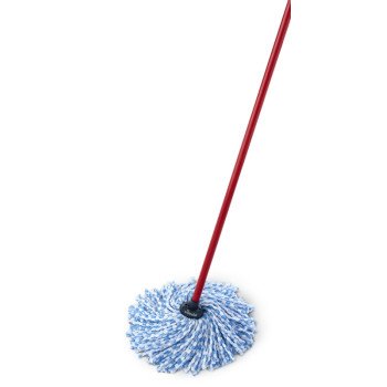 Vileda SuperMop 153029 String Mop, 6.3 in Headband, 57-1/2 in L, Cotton/Microfiber Mop Head, Blue Mop Head