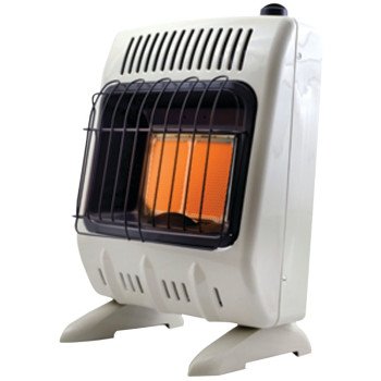 Mr. Heater F299810 Vent-Free Radiant Heater, 11-1/4 in W, 22-1/2 in H, 10000 Btu Heating, Propane