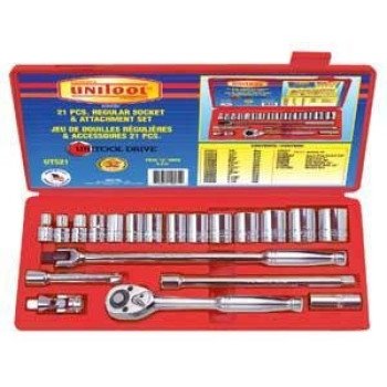 UT521 SAE SOCKET SET/21PC     