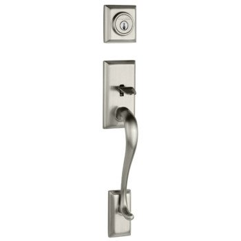 Kwikset 800HE-15 SMT Combination Lockset, Satin Nickel, 1 Grade, Re-Key Technology: SmartKey, Brass