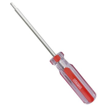 Vulcan SQ24 Screwdriver, S2 Drive, Square Drive, 7-1/2 in OAL, 4 in L Shank, Plastic Handle