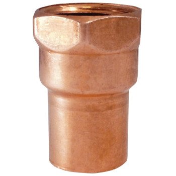 Elkhart Products 80003 Pipe Adapter, 1/2 in, Sweat x FIP, Copper