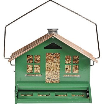 Perky-Pet 339 Squirrel-Proof Wild Bird Feeder, Home, 8 lb, Metal, Hanging/Pole Mounting