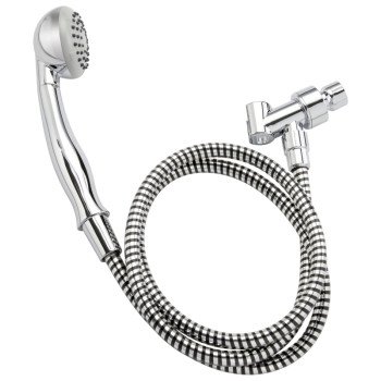 Plumb Pak K740CP Handheld Shower, 1.8 gpm, 1-Spray Function, Polished Chrome, 60 in L Hose