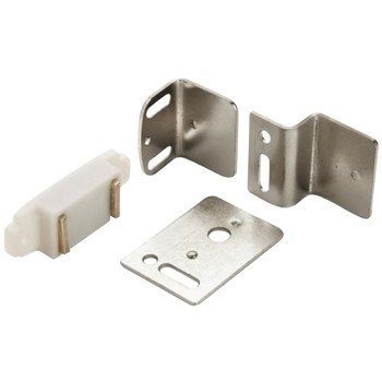 Amerock BP97653W Magnetic Catch, 1-15/16 in L x 3/4 in W Catches, Plastic, White