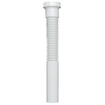 Plumb Pak PP812-6 Pipe Extension Tube, 12 in L, 1-1/2 in, Slip Joint, Polypropylene