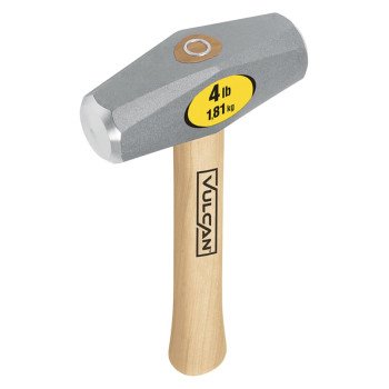 Vulcan 34522 Hammer, 4 lb Head, Drilling, Forged Milled Head, Steel Head