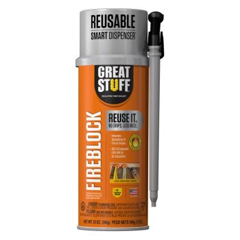 Great Stuff 99112831 Fireblock Insulating Foam Sealant, Orange