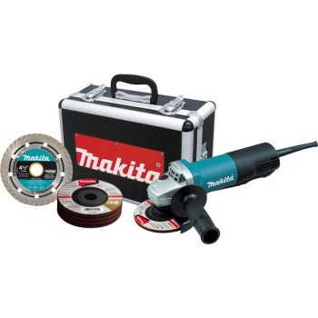 Makita 9557PBX1 Angle Grinder, 7.5 A, 4-1/2 in Dia Wheel, 11,000 rpm Speed