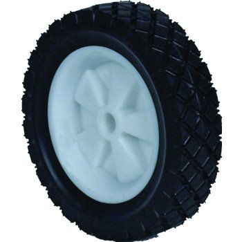 MARTIN Wheel 715P-OF Lawn Mower Wheel, Semi-Pneumatic, Plastic/Rubber