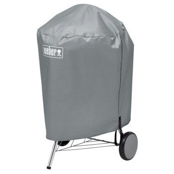 Weber 7176 Grill Cover, 28-1/2 in W, 23 in H, Polyester, Gray