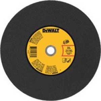 DEWALT DWA8032 Cutting Wheel, 12 in Dia, 1/8 in Thick, 1 in Arbor, Coarse, Aluminum Oxide Abrasive