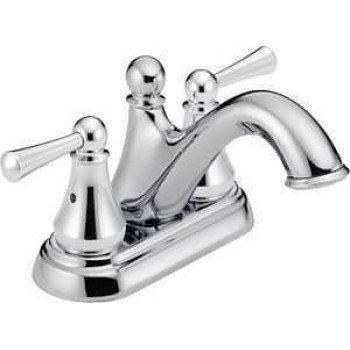 Delta Haywood Series 25999LF Bathroom Faucet, 1.2 gpm, 2-Faucet Handle, 3-Faucet Hole, Brass, Chrome Plated