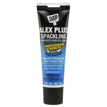 DAP 18744 Spackling Paste White, White, 7 fl-oz Tube