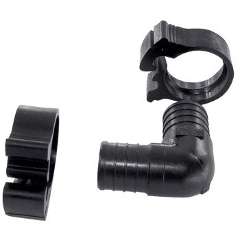 Flair-It PEXLOCK 30770 Pipe Elbow, 1 in, 90 deg Angle, Black, 100 psi Pressure