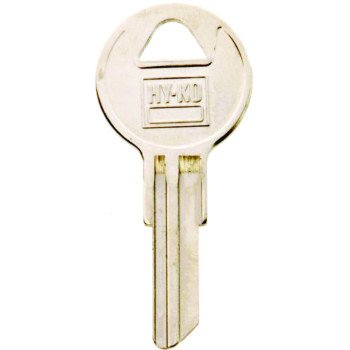 Hy-Ko 11010SL1 Key Blank, Brass, Nickel, For: Slaymaker Cabinet, House Locks and Padlocks