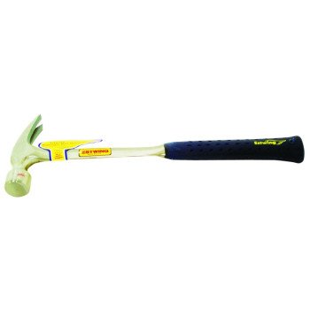 Estwing E3-22S Hammer, 22 oz Head, Framing, Rip Claw, Smooth Head, Steel Head, 16 in OAL