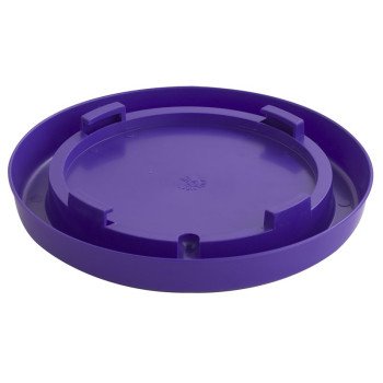 Little Giant 780PURPLE Waterer Base, 11 in Dia, 1-3/4 in H, 1 gal Capacity, Plastic, Purple