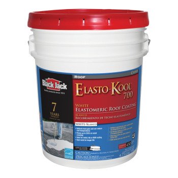 Gardner SK-7705 Elastomeric Roof Coating, White, 18 L Pail, Liquid