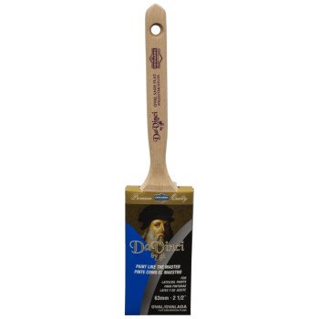 Linzer 1155224-0250 Paint Brush, Flat Sash Brush, 2-1/2 in L Bristle