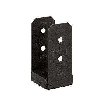 Simpson Strong-Tie Outdoor Accents Avant APVB44 Adjustable Post Base, 4 x 4 in Post, 16 ga Gauge, Steel, Black