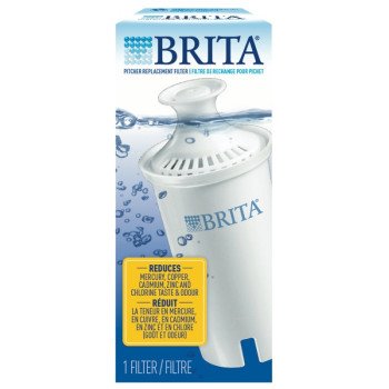 Brita 635501PAK1 Replacement Filter, For: Brita Standard Pitcher and Dispenser, 2.31 in Dia