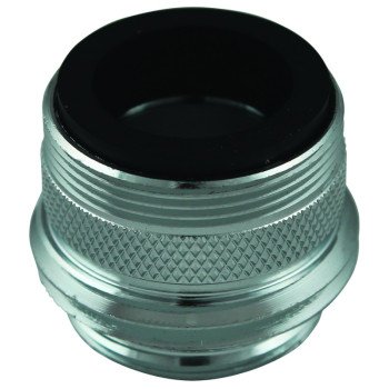 Plumb Pak PP800-32 Hose Adapter, 15/16-27 x 55/64-27 x 3/4 or 55/64 in, Hose, Chrome Plated