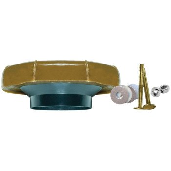 Fluidmaster 7512 Flanged Wax Seal and Bolts, Plastic, For: 3 in and 4 in Waste Lines