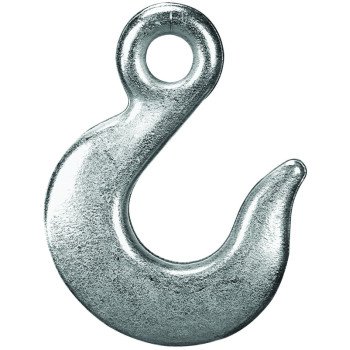 Campbell T9101824 Eye Slip Hook, 1/2 in, 9200 lb Working Load, 43 Grade, Steel, Zinc