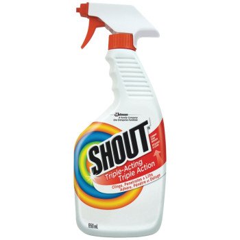 SHOUT 618502 Laundry Stain Remover, 650 mL Bottle