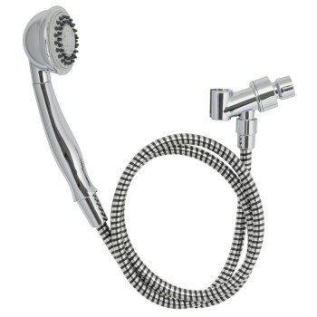 Plumb Pak K742CP Handheld Shower, 1.8 gpm, 3-Spray Function, Polished Chrome, 60 in L Hose