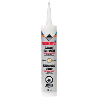 Resisto 65700 Elastomeric Sealant, Aluminum, Paste, 10 oz, Cartridge