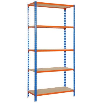 SHELVING BLUE/ORNG 35WX16DX71H