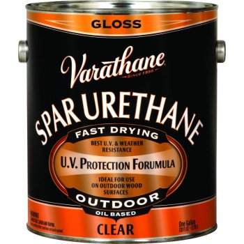 Varathane 9231 Spar Urethane Paint, Gloss, Liquid, Clear, 1 gal, Can