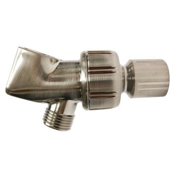 Plumb Pak PP828-65 Shower Bracket, Replacement, Brushed Nickel, For: 1/2 in IPS Shower Connections