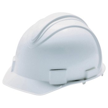 Jackson Safety 3013362 Hard Hat, 11 x 9-1/2 x 8-1/2 in, 4-Point Suspension, HDPE Shell, White, Class: C, E, G
