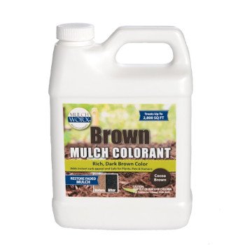 Sanco 60010 Mulch Worx, Liquid, Brown, 1 qt Bottle