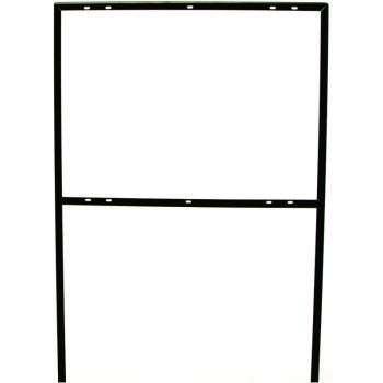 Hy-Ko FRAME-2 Sign Frame, Rectangle, Metal, Black