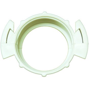 Plumb Pak PP9255SPLT Split Wing Nut, Plastic, White, For: Existing Brass, Existing Plastic, Kitchen and Bath Fixtures