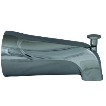 Plumb Pak PP22536 Bathtub Spout, 3/4 in Connection, IPS, Chrome Plated, For: 1/2 in or 3/4 in Pipe