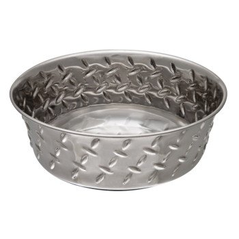 Loving Pets 7254 Pet Feeding Dish, S, 1 pt Volume, Stainless Steel, Silver