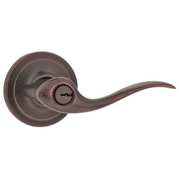 Kwikset Signature Series 740TNL 11PSMTRCAL Entry Lever, Venetian Bronze, Zinc, Residential, Re-Key Technology: SmartKey