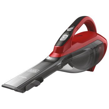 Black+Decker HLVA320J26 Hand Vacuum, 10.8 V Battery, Lithium-Ion Battery, 2 Ah, Red Chilli Housing