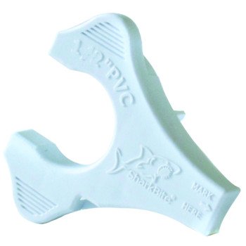 SharkBite UIP714A Gauge and Disconnect Clip, 1 in, PVC, White