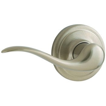 Kwikset Signature Series 720TNL15CP Passage Lever, Non-Locking Lock, Satin Nickel, Zinc, Residential, Reversible Hand