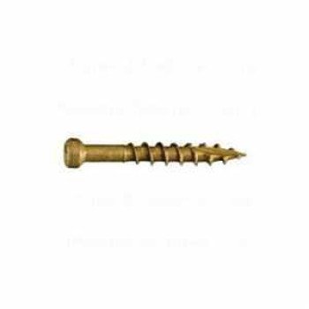 SaberDrive 54992 Screw, #8 Thread, 1-1/4 in L, Trim Head, Tan XL1500, 286 PK