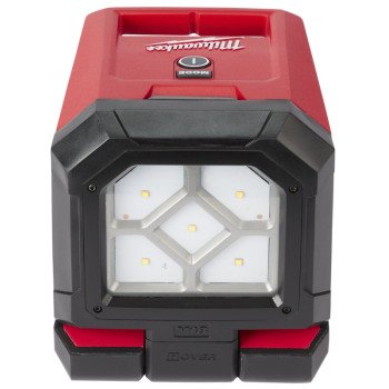 Milwaukee M18 ROVER 2365-20 Mounting Flood Light, 18 V, LED Lamp, 1500, 650, 350 Lumens, Plastic Fixture