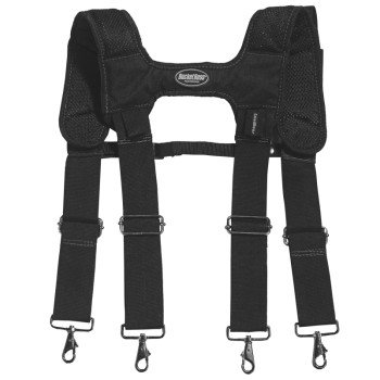 Bucket Boss LoadBear Series 57400 Suspender, Fabric, Black